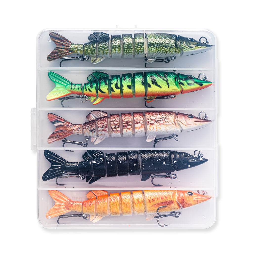 PK5A Pike and Northern Fishing Lure for USA 50 States (Pack of 5)